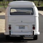 1970 White VW Bus For Sale Back