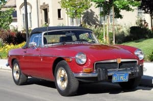 Red 1974 MG MGB For Sale