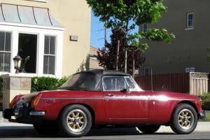 Red 1974 MG MGB For Sale Right Side