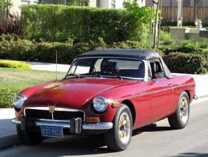 Red 1974 MG MGB For Sale Front Left