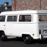 1970 White VW Bus For Sale Back Left