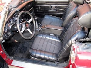 Red 1974 MG MGB For Sale Interior
