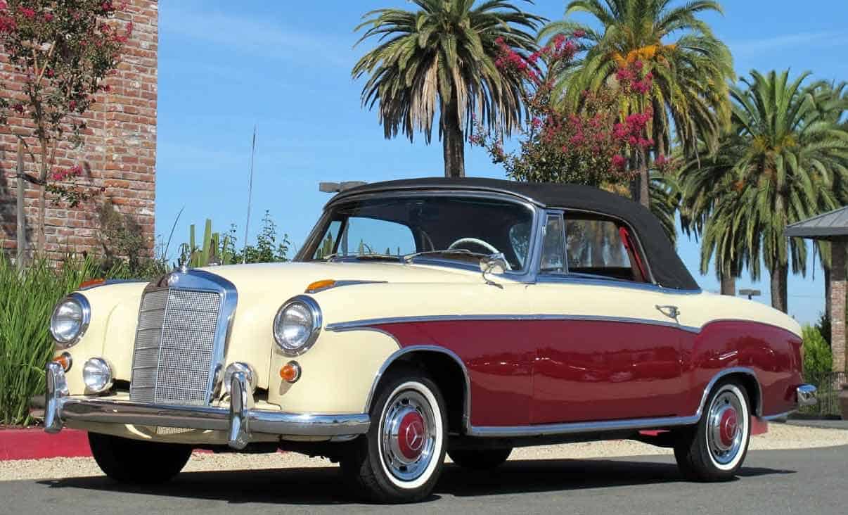 Mercedes-Ponton-Red-&-Cream - find a Mercedes appraisal.